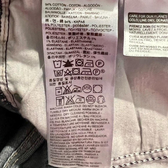 Levi's 721 Vintage High Rise Skinny Ankle Distressed Denim Jeans Blue Size 27 - Picture 13 of 16